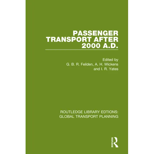 Passenger Transport After 2000 A.D.