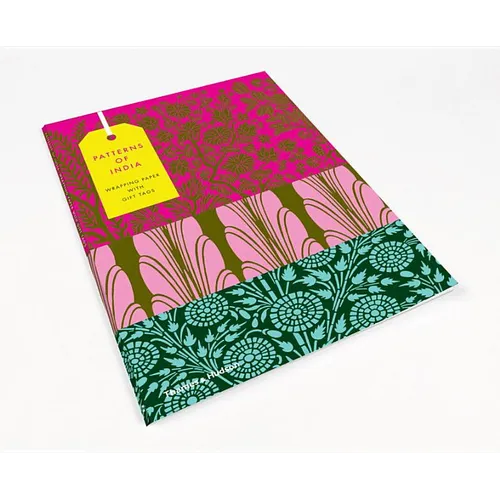 Patterns of India: 10 Sheets of Wrapping Paper with 12 Gift Tags - Paperback