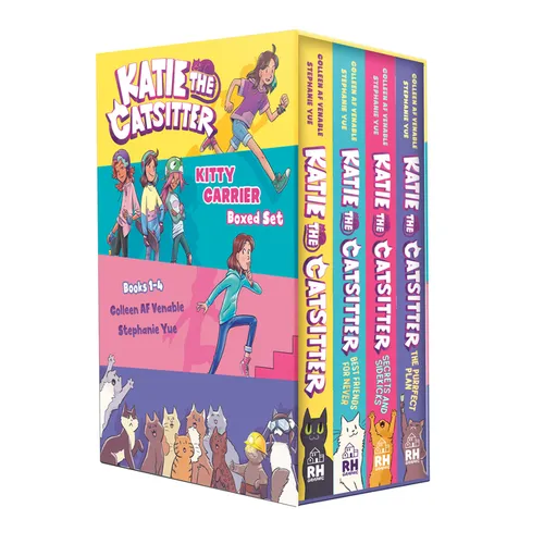 Katie the Catsitter: Kitty Carrier Box Set (Books 1-4): Katie the Catsitter; Best Friends for Never; Secrets and Sidekicks; The Purrfect Plan (a Graph - Paperback