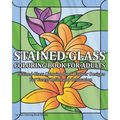 Stained Glass Coloring Book for Adults: Stained Glass Coloring Book Flower Designs For Stress Relief and Relaxation