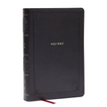KJV Giant Print End-Of-Verse Reference Bible, Black Leathersoft, Red Letter, Comfort Print (Thumb Indexed)