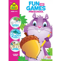 School Zone Fun and Games Preschool Activity Workbook