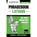 English-Latvian phrasebook & 1500-word dictionary