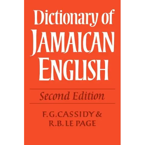 Dictionary of Jamaican English