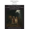Two Shakespeare Adaptations: 'Le Vieillard et ses trois filles' and 'Timon d'Athènes'. By Louis-Sébastien Mercier