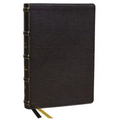 KJV Holy Bible with Apocrypha and 73,000 Center-Column Cross References, Black Genuine Leather, Red Letter, Comfort Print (Thumb Indexed): King James