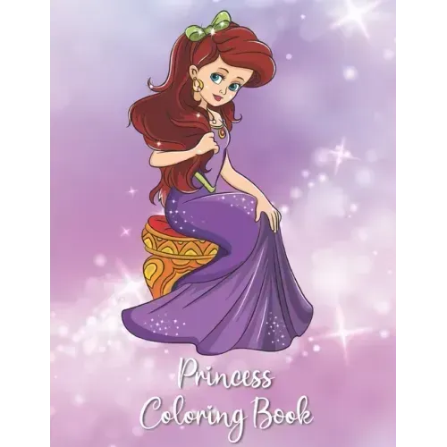 Princess Coloring Book: Pretty Princess Coloring Book for Toddlers, Preschool, Girls ages 2-4, 2-8 Kittens