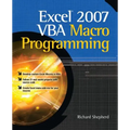 Excel 2007 VBA Macro Programming
