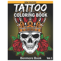 Tattoo Coloring Book: An Adult Coloring Book with Awesome and Relaxing Tattoo Designs for Men and Women Coloring Pages