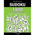 Sudoku: 1800 Medium Puzzles To Keep Your Brain Active For Hours: Active Brain Series Book