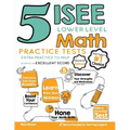 5 ISEE Lower Level Math Practice Tests: Extra Practice to Help Achieve an Excellent Score