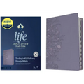 KJV Life Application Study Bible, Third Edition (Leatherlike, Peony Lavender, Indexed, Red Letter)