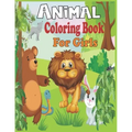 Animal Coloring Book For Girls: 40 cute animal designs to color - Stress Reliving Patters for cute girls