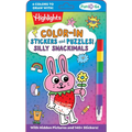 Color-In Stickers and Puzzles! Silly Snackimals: Deliciously Cute Hidden Pictures Puzzles and Sticker Activity Book with Color-In Animal and Snack Sti