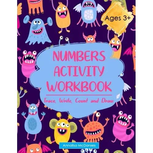 Numbers Activity Workbook: Trace, Write, Count and Draw