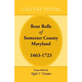 Rent Rolls of Somerset County, Maryland, 1663-1723