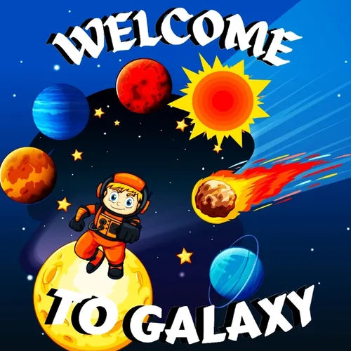 Welcome to Galaxy Book for Kids: Colorful Educational and Entertaining Book for Kids/ A Bright and Colourful Children's Galaxy Book with a Clean, Mode
