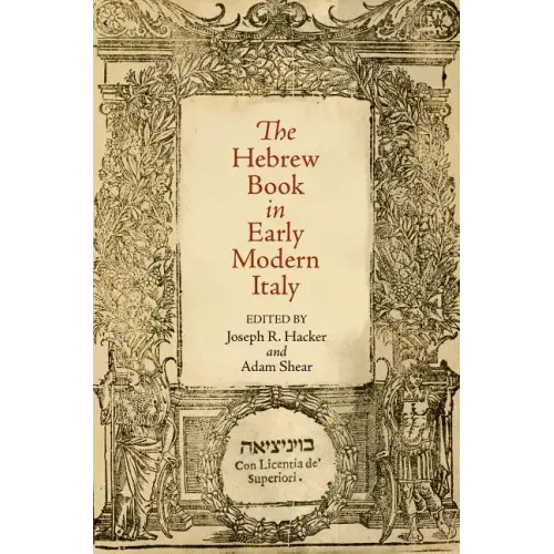 The Hebrew Book in Early Modern Italy