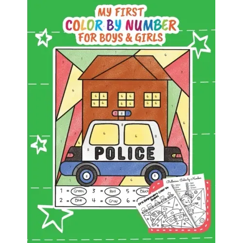 My First Color by Number for boys and girls: Fun for boys and girls, Educational Worksheets