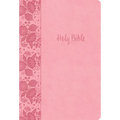 KJV Large Print Thinline Bible, Value Edition, Soft Pink Leathertouch
