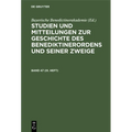 Studien Und Mitteilungen Zur Geschichte Des Benediktinerordens Und Seiner Zweige. Band 47 (III. Heft)