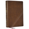 Kjv, Word Study Reference Bible, Leathersoft, Brown, Red Letter, Thumb Indexed, Comfort Print: 2,000 Keywords That Unlock the Meaning of the Bible