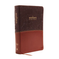 The NKJV, Woman's Study Bible, Fully Revised, Imitation Leather, Brown/Burgundy, Full-Color, Indexed: Receiving God's Truth for Balance, Hope, and Tra