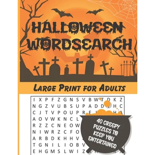 Halloween Wordsearch: For Adults, Large Print