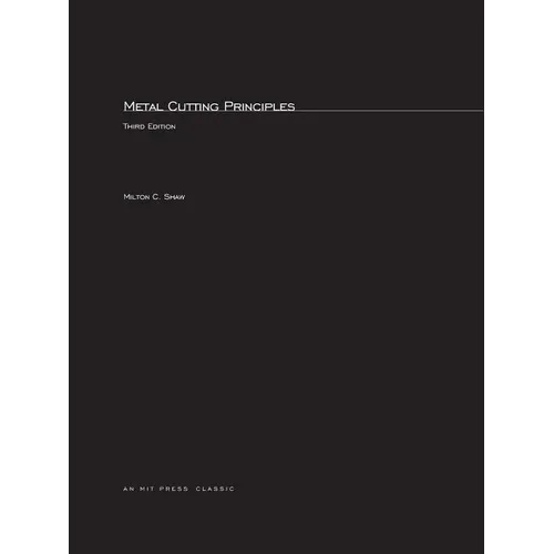 Metal Cutting Principles, third edition