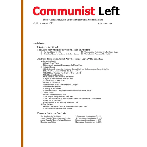 Communist Left Magazine #50