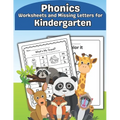 Phonics Worksheets and Missing Letters for Kindergarten: Easy Beginning Sounds, Sight Words and CVC Phonics Words Learning Guide