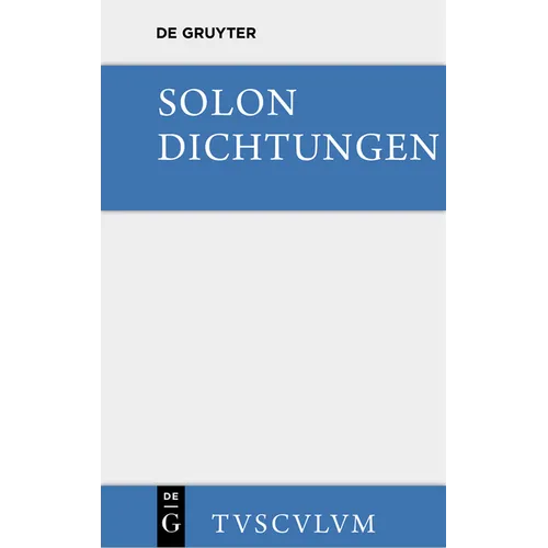 Dichtungen: Sämtliche Fragmente