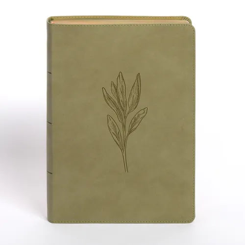 NASB Super Giant Print Reference Bible, Sage Suedesoft Leathertouch, Indexed