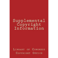 Supplemental Copyright Information