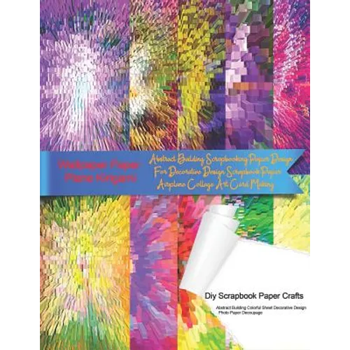 Wallpaper Paper Plane Kirigami Diy Scrapbook Paper Crafts Abstract Building Colorful Sheet Decorative Design Photo Paper Decoupage: Abstract Building