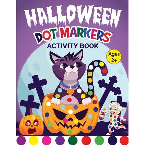 Halloween Dot Marker Activity Book for Kids 2+
