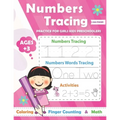 Numbers Tracing practice for Girls Preschoolers Ages +3: Math Preschool Learning Book / Learn tracing numbers for boys ages 3-5 and kindergarten