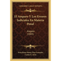 El Amparo Y Los Errores Judiciales En Materia Penal: Alegato (1885)