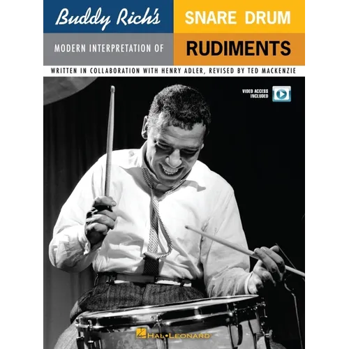Buddy Rich's Modern Interpretation of Snare Drum Rudiments Book/Online Audio [With DVD]