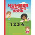 Number Tracing Book for Kids Ages 3+: Number Tracing for Preschoolers-: Homeschool Preschool Learning Activities for 3 year olds