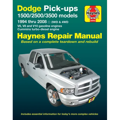 Dodge 1500/2500/3500 Full-Size Pick-Ups 1994-08