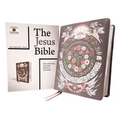 The Jesus Bible Artist Edition, Niv, Leathersoft, Gray Floral, Comfort Print