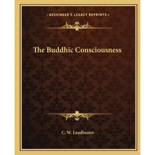 The Buddhic Consciousness