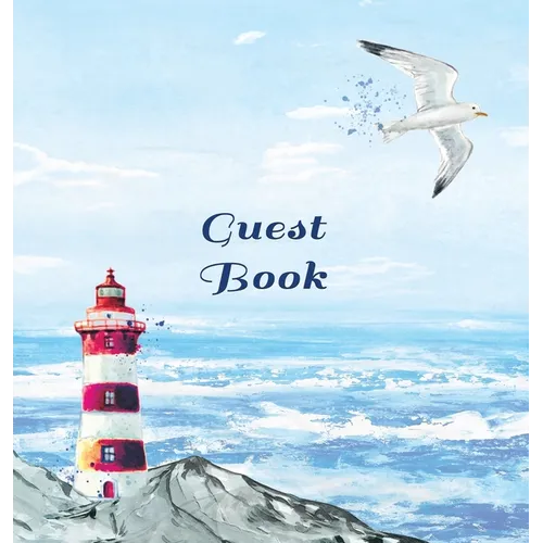 GUEST BOOK FOR VACATION HOME, Visitors Book, Beach House Guest Book, Seaside Retreat Guest Book, Visitor Comments Book.: HARDCOVER: Suitable for Beach