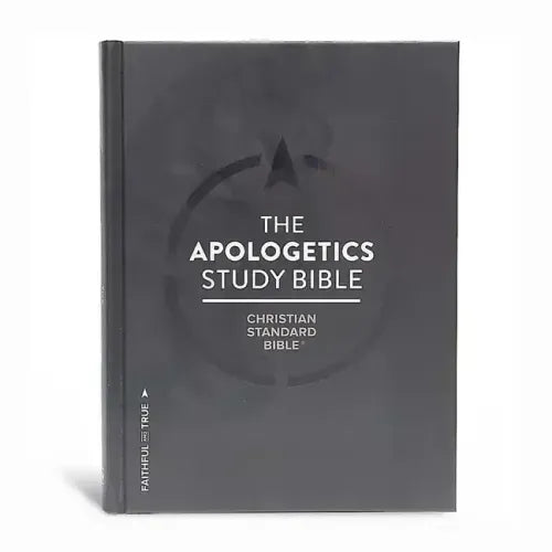 CSB Apologetics Study Bible, Hardcover: Black Letter, Defend Your Faith, Study Notes and Commentary, Ribbon Marker, Sewn Binding, Easy-To-Read Bible S