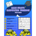 Learn Cursive Handwriting Workbook for Kids: Cursive Tracing Book 8.5" x 11", Trace and Practice Letters, Vowels, Words, Number, Sentences & Poem (5 i
