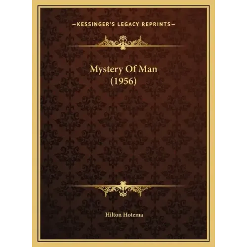 Mystery Of Man (1956)