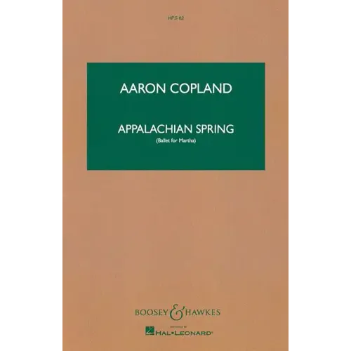 Appalachian Spring: Score