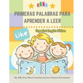Primeras Palabras Para Aprender A Leer Español Inglés Niños. My 300 First Word Colorful Cartoon Picture Diccionario: Montessori. Ejercicios para apren