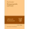 Reimpaarsprüche und Lieder